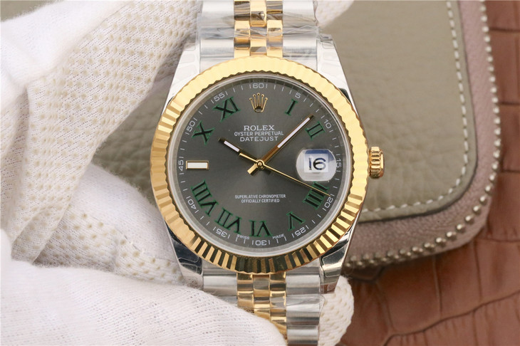 datejust 41mm two tone