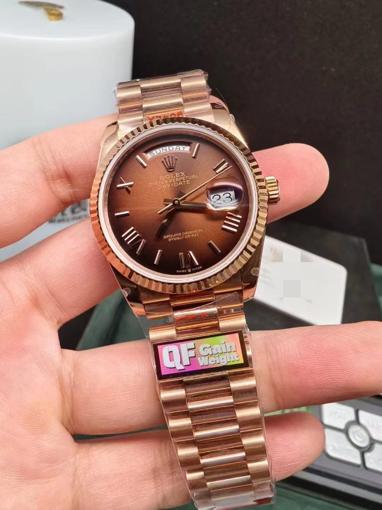 Replica Rolex Day-Date 36mm Rose Gold