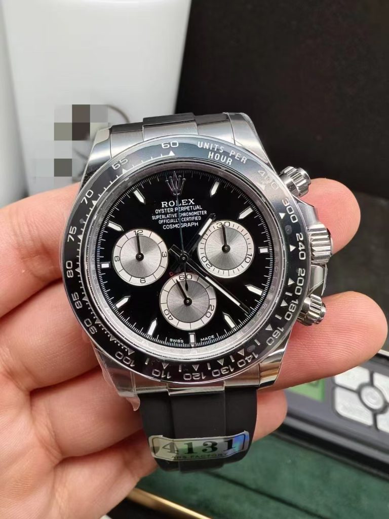 Replica Rolex Daytona 126519LN Black Rubber