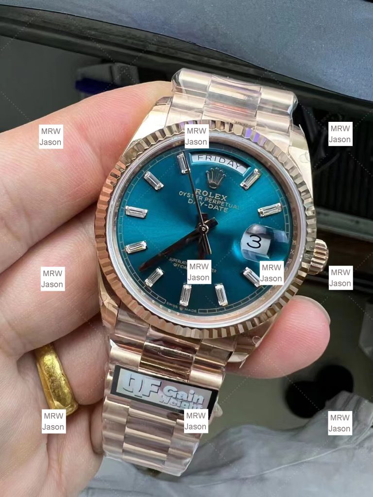 QF Replica Rolex Day-Date 36mm Blue