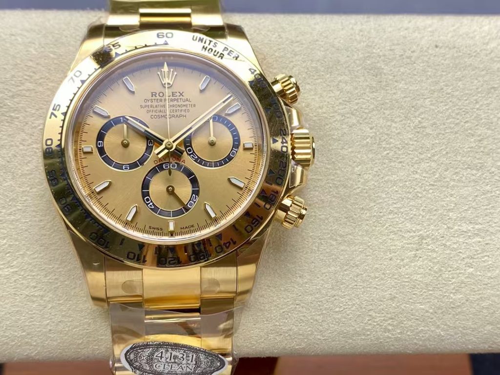 Replica Rolex Daytona 126508 Full Yellow Gold